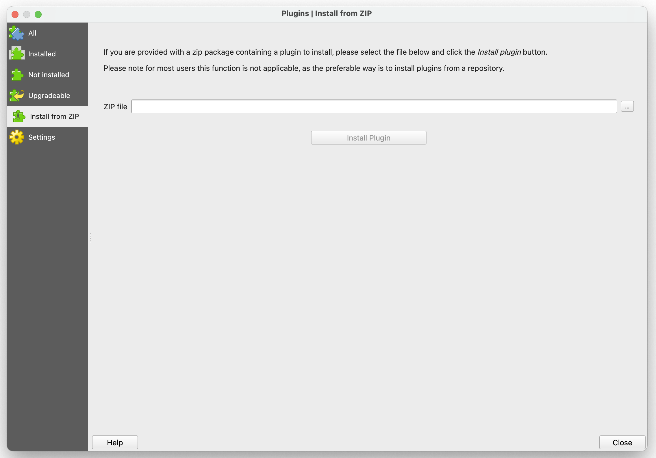 qgis-plugin-interface